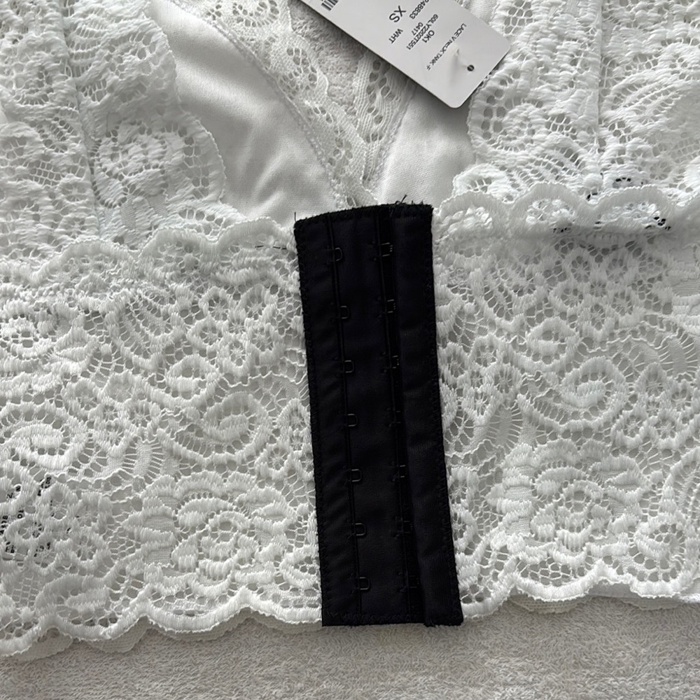 White Lace Tank by bebe - Picture 5 of 5